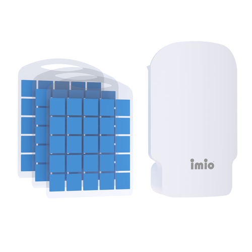imio Indoor Flying Insect Trap with UV Light - 1 Device + 3 Refill
