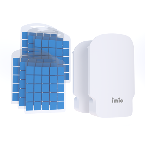 imio Indoor Flying Insect Trap with UV Light - 2 Device + 6 Refill